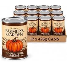 THE FARMER'S GARDEN Pumpkin Puree 12 x 425g   100% Pure Pumpkin, Tinned Canned Pumpkin for Baking, Pumpkin Pie, Cooking & Desserts