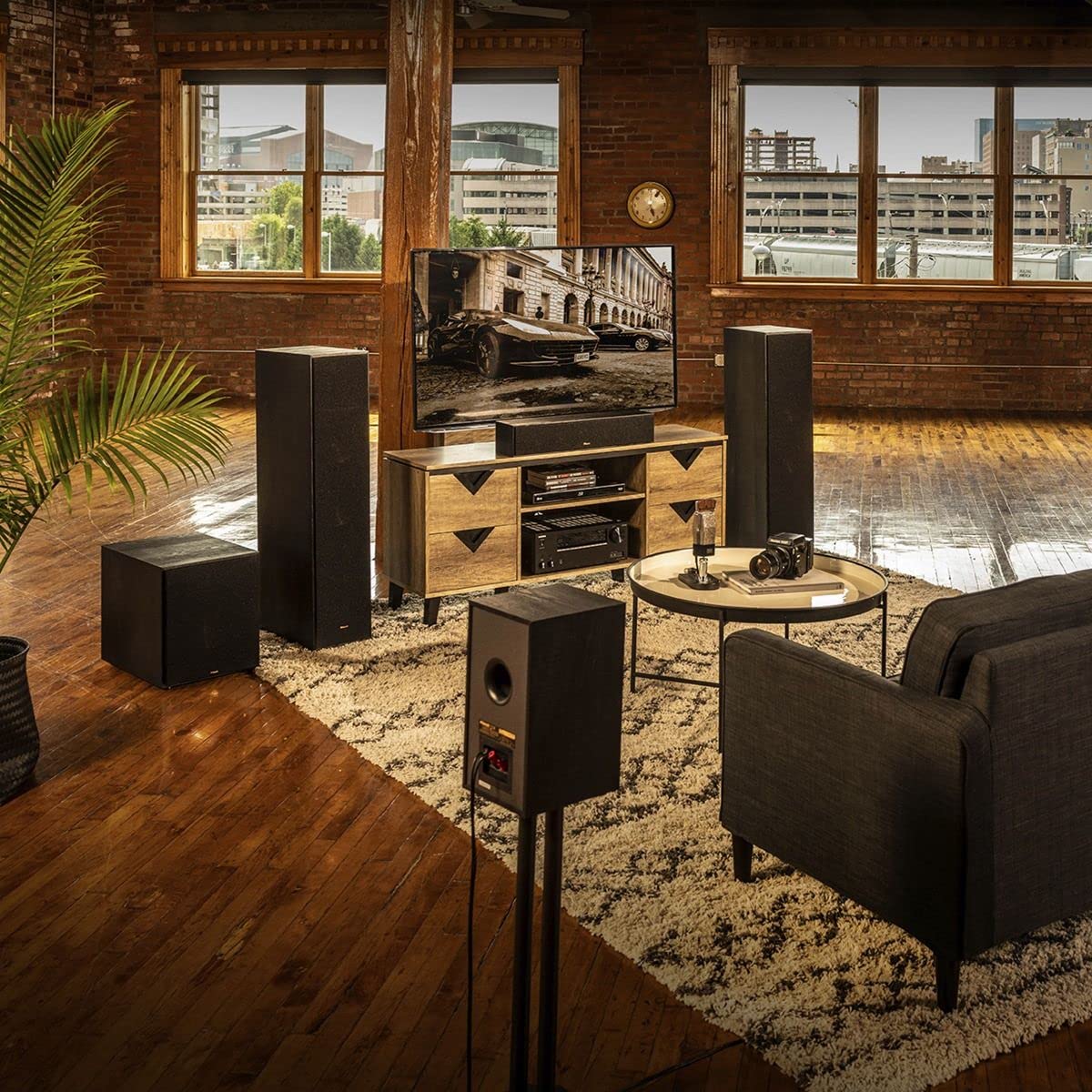 Klipsch R-820F - Altoparlante a pavimento, colore: Nero