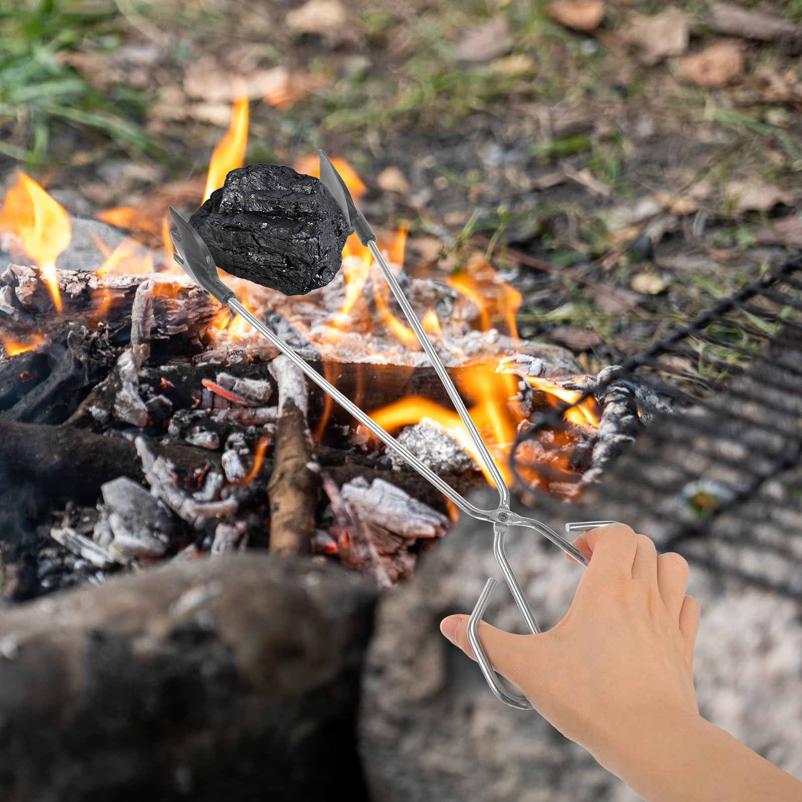 2 Stück Müllgreifer aus Eisen und Nylon Praktisches Greifwerkzeug für Mühelose Abfallsammlung im Haushalt und Outdoor Reinigung