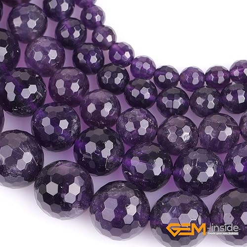 Miniatura 436 de GEM-Inside Red Orange Carnelian Gemstone Loose Beads Natural Energy Power Beads for Jewelry Making Round Faceted 8mm 15