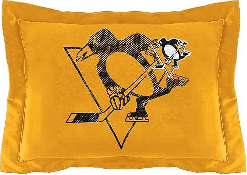 Miniatura 2 de Northwest NHL Pittsburgh Penguins - Juego de edredón y funda de almohada tamaño individualindividual XL