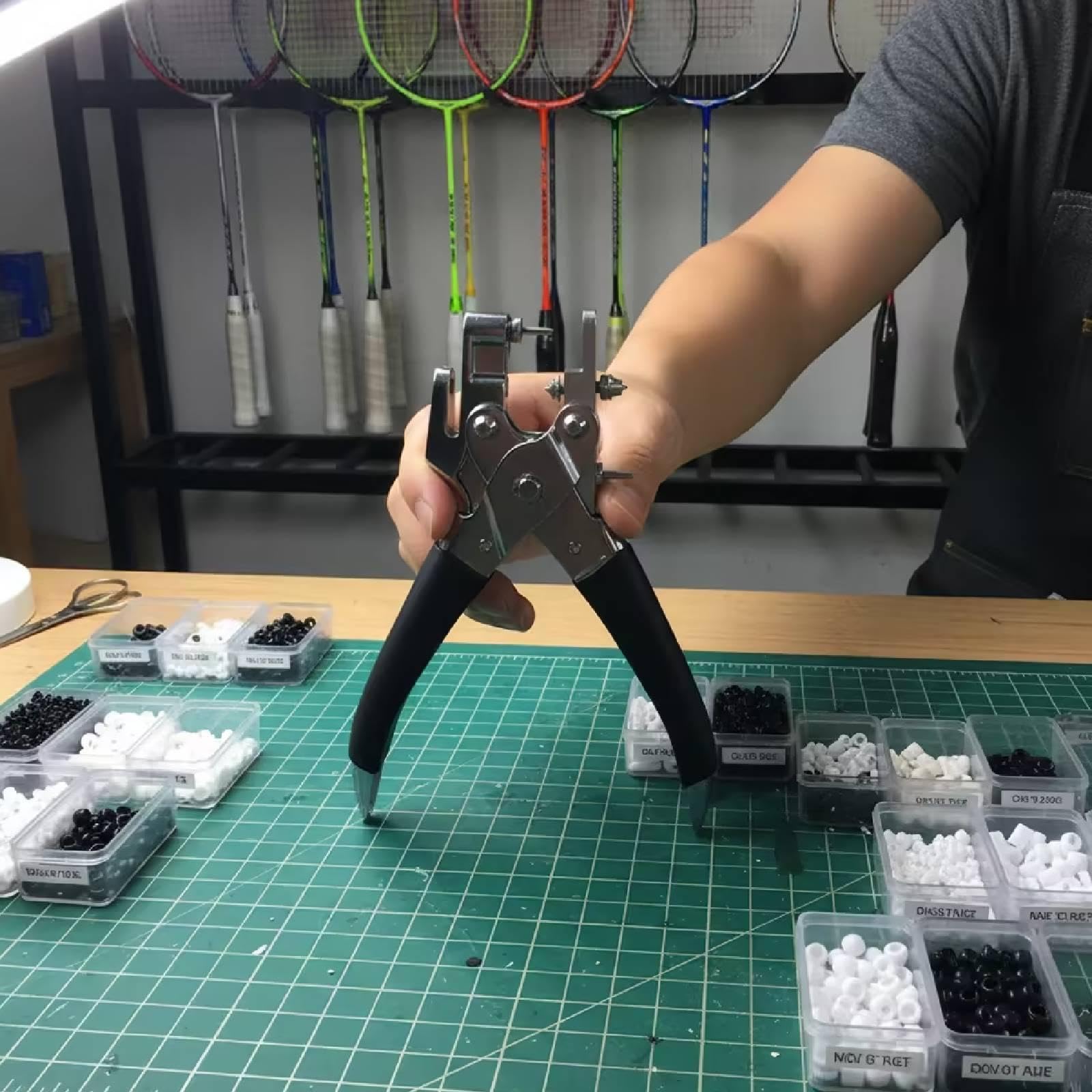Attrezzo per Incordare Racchette da Badminton, Accessorio Professionale, Alte Prestazioni, Sostituzione Diretta, Facile Installazione, Manutenzione
