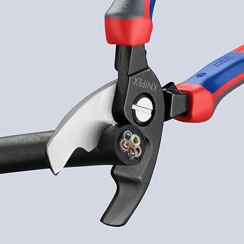 Miniatura 6 de KNIPEX Tijeras de cable, bordes de corte doble, rojo y azul