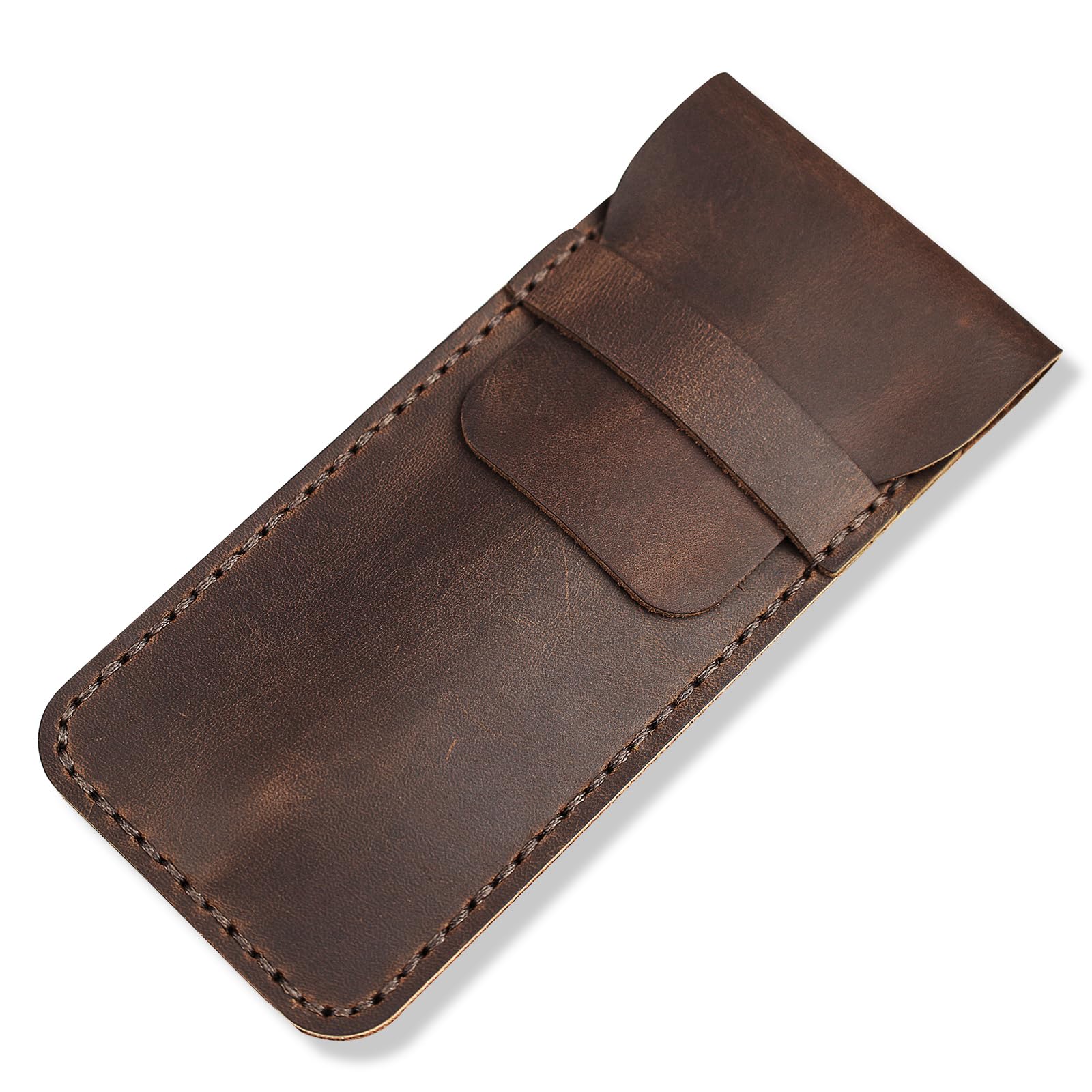 Amazon.com : DK86 Genuine Leather Pen Case Holder Fountain Multi