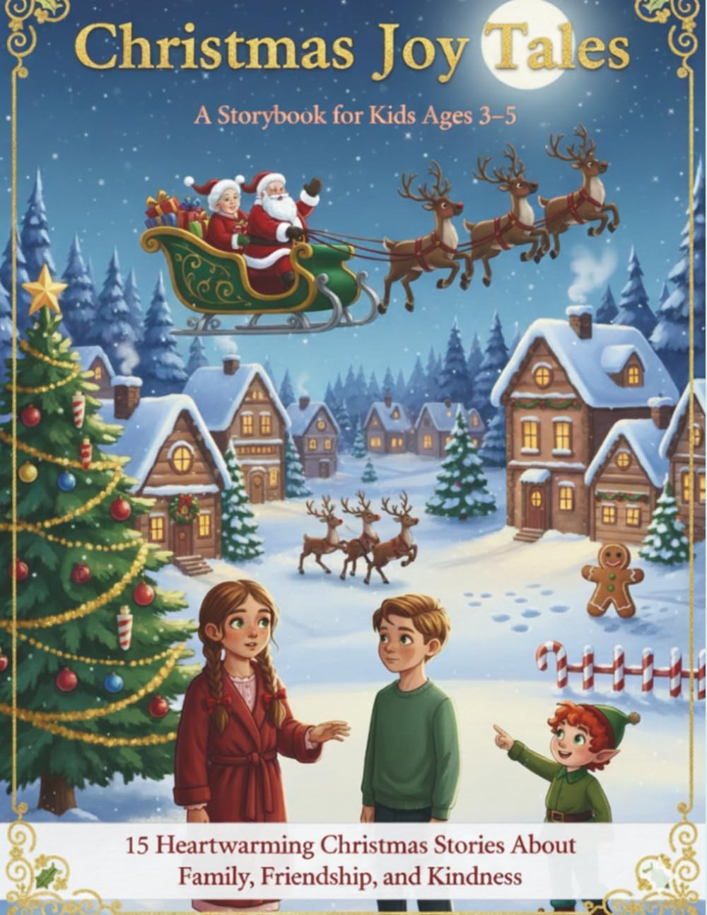 Christmas Joy Tales: A Storybook for Kids Ages 3–5: 15 Heartwarming Christmas Stories About Family, Friendship, and Kindness