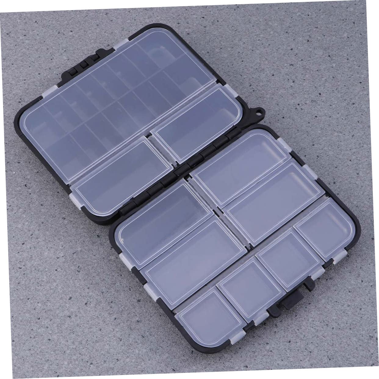 POPETPOP 2Pcs Portable Fishing Tackle Organizer Multi Fishing Supply Box Lightweight Durable Tackle Container for Outdoor Use Easy to Carry