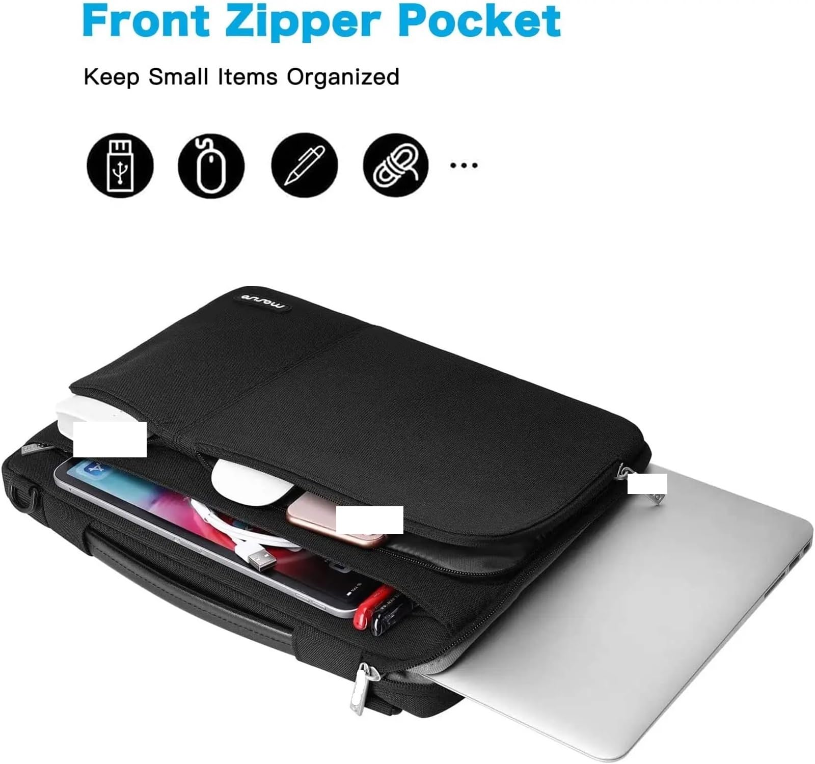 Borsa for laptop Custodia for notebook a tracolla for valigetta for computer per Viaggi,Lavoro