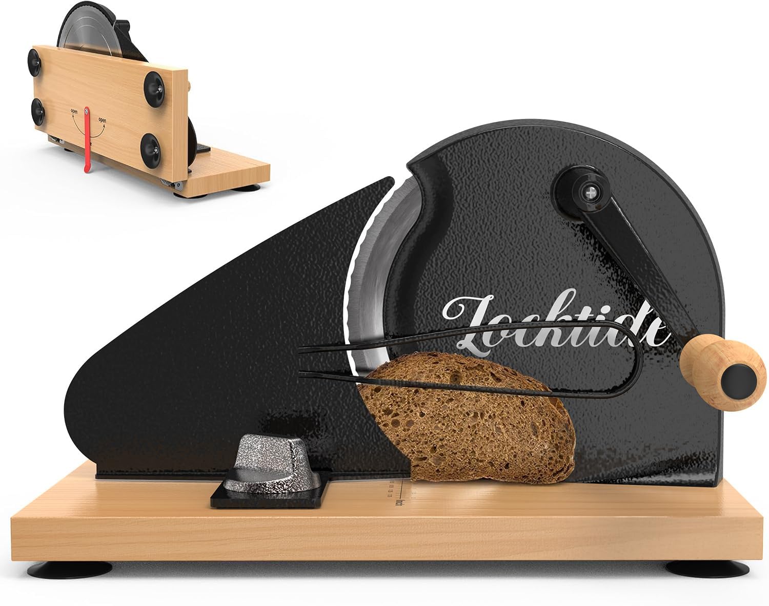 Large Bread Slicer - Adjustable & Foldable -1 Large Bread Slicer - Adjustable & Foldable -1