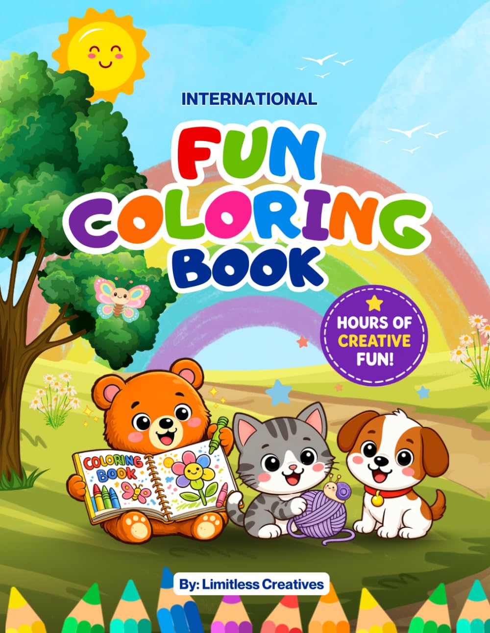 FUN COLORING BOOKS FOR KIDS: Simple, Adorable Pages for Little Artists to Color and Enjoy