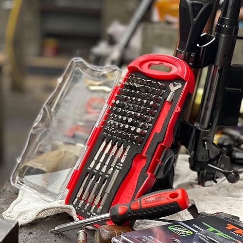 Miniatura 5 de Birchwood Casey Master Screwdriver Kit | Juego de herramientas de 84 piezas de llave de armería versátil duradera | Estuche incluido