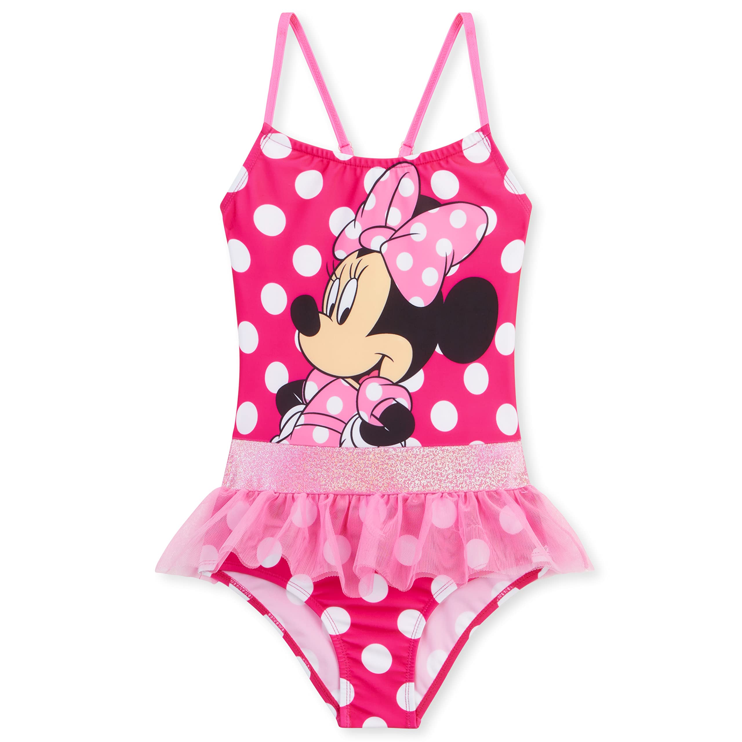Disney Stitch Pieza Única Bañador para Niñas, Piscina y Playa - Regalo para Niñas