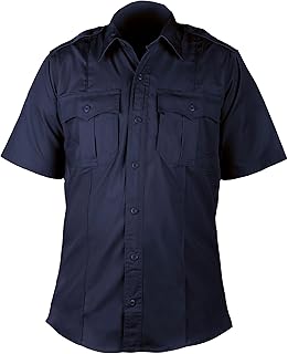 First Class Tactical Short Sleeve Uniform Shirt – 4 Pocket, Breathable, Underarm & Yoke Mesh Vent, Lightweight Workwear