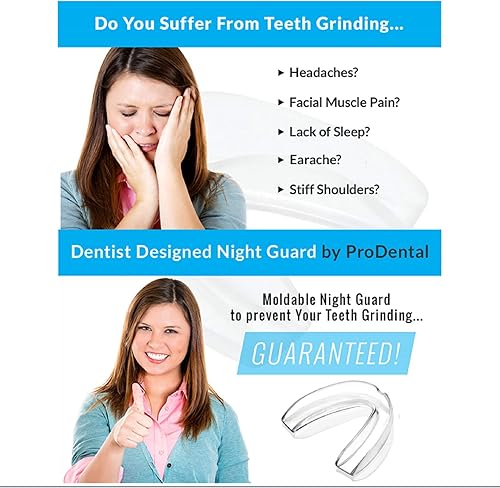 Miniatura 2 de ProDental Protector bucal delgado y recortado para moler dientes paquete de 6 fabricado en Estados Unidos adicional sistema de blanqueamiento dental