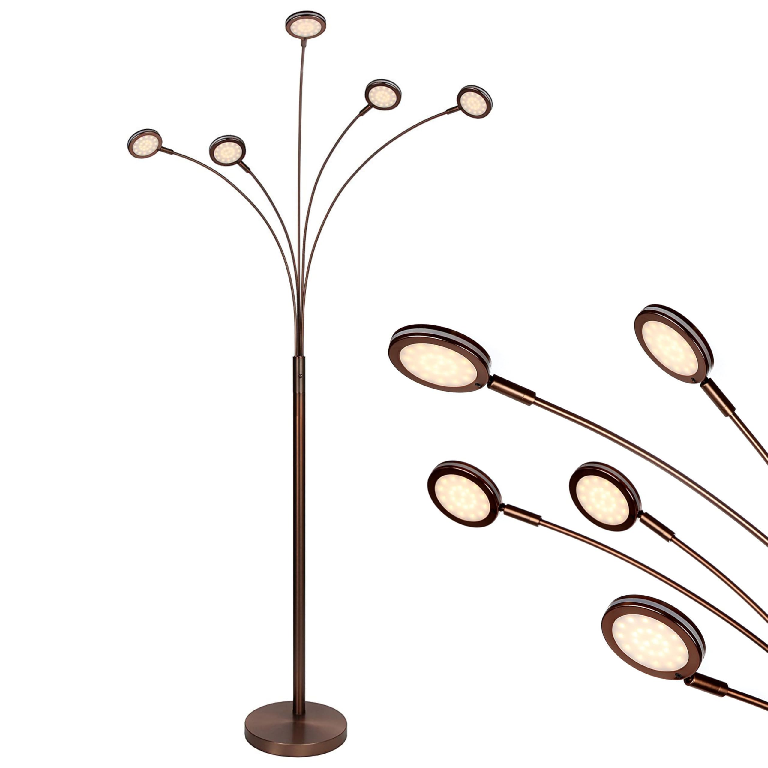 Brightech Orion Arc Floor Lamp for Living Room, Tree Floor Lamp