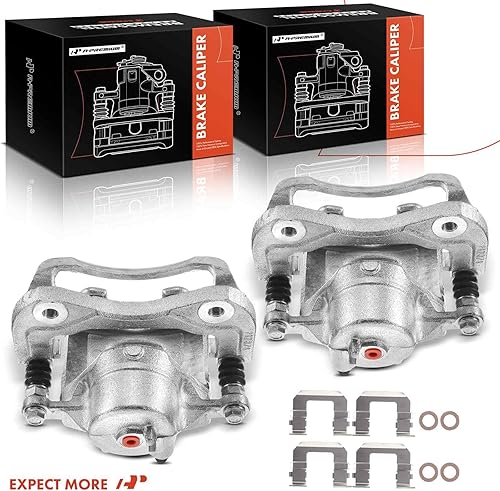 Miniatura 8 de A-Premium Pinza de freno de disco con soporte compatible con modelos seleccionados de Hyundai y Kia - Tiburon 2003-2005, Sonata 2004-2005, Optima,