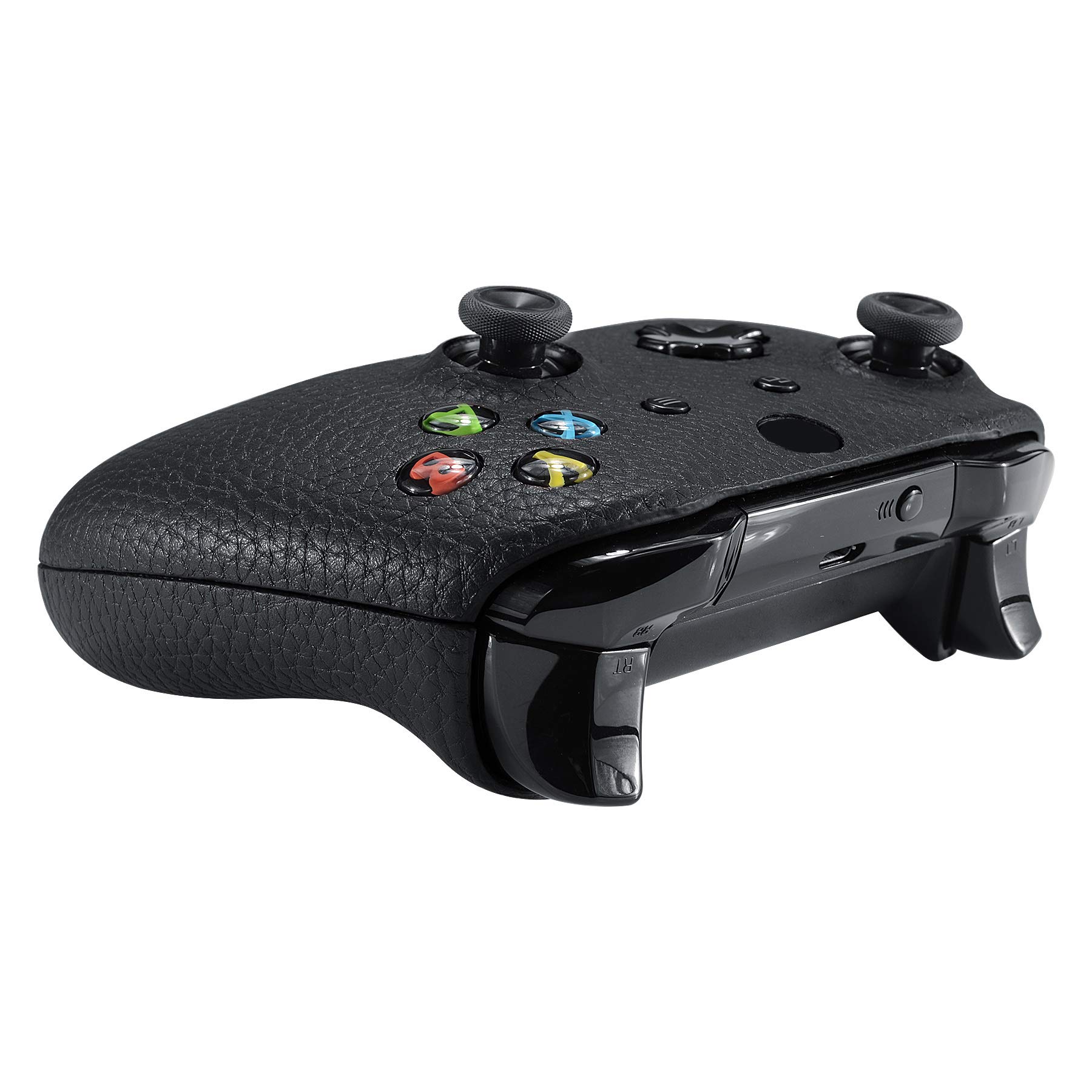 eXtremeRate Carcasa para Xbox One X S Funda Delantera con Agarre Izquierdo Derecho Protectora de la Placa Cubierta Antideslizante Asa Mango para Xbox One S/X Mando-Model 1708(Azul Violeta) — view 7