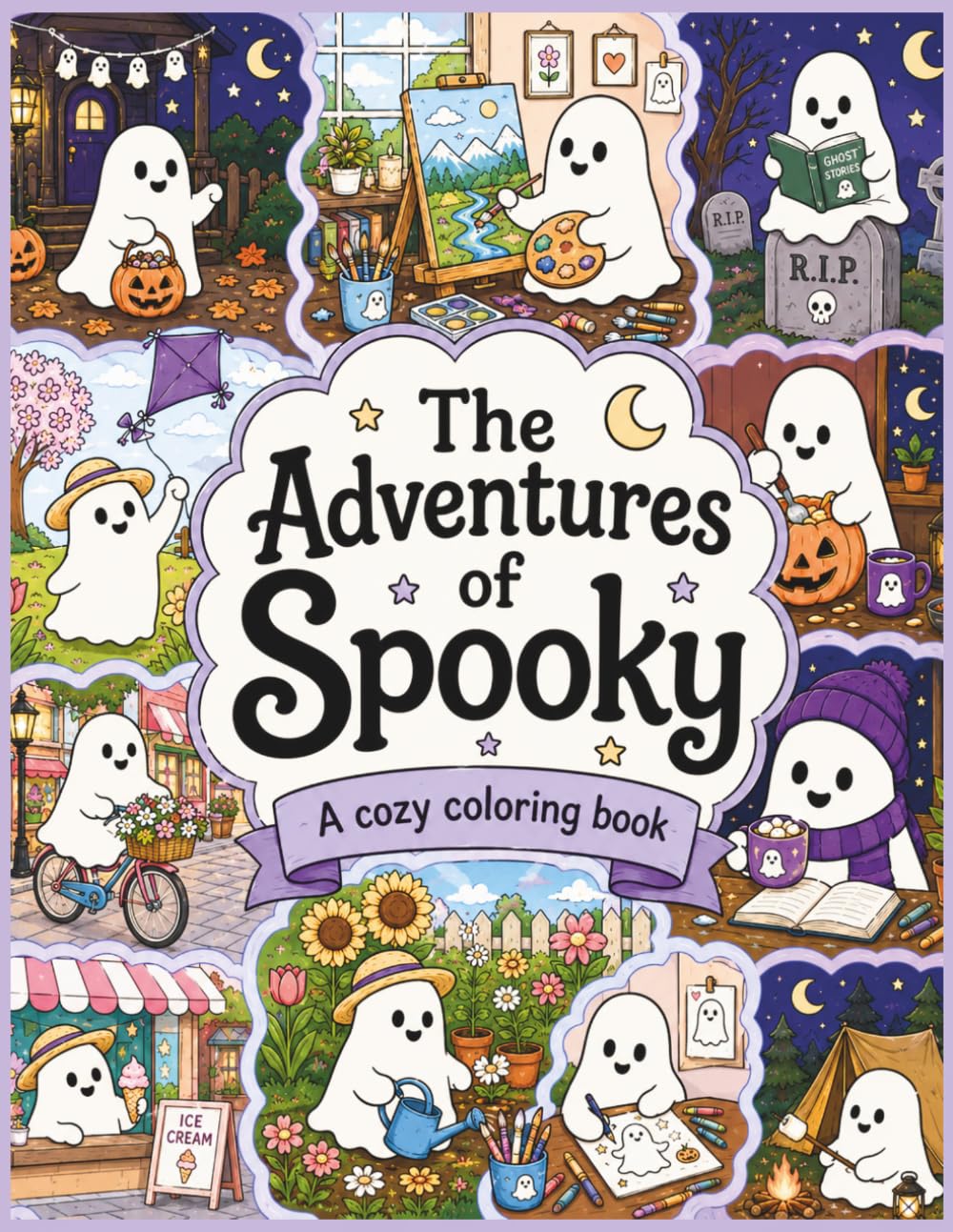 The Adventures of Spooky: A Cozy Coloring Book (Meet Spooky)