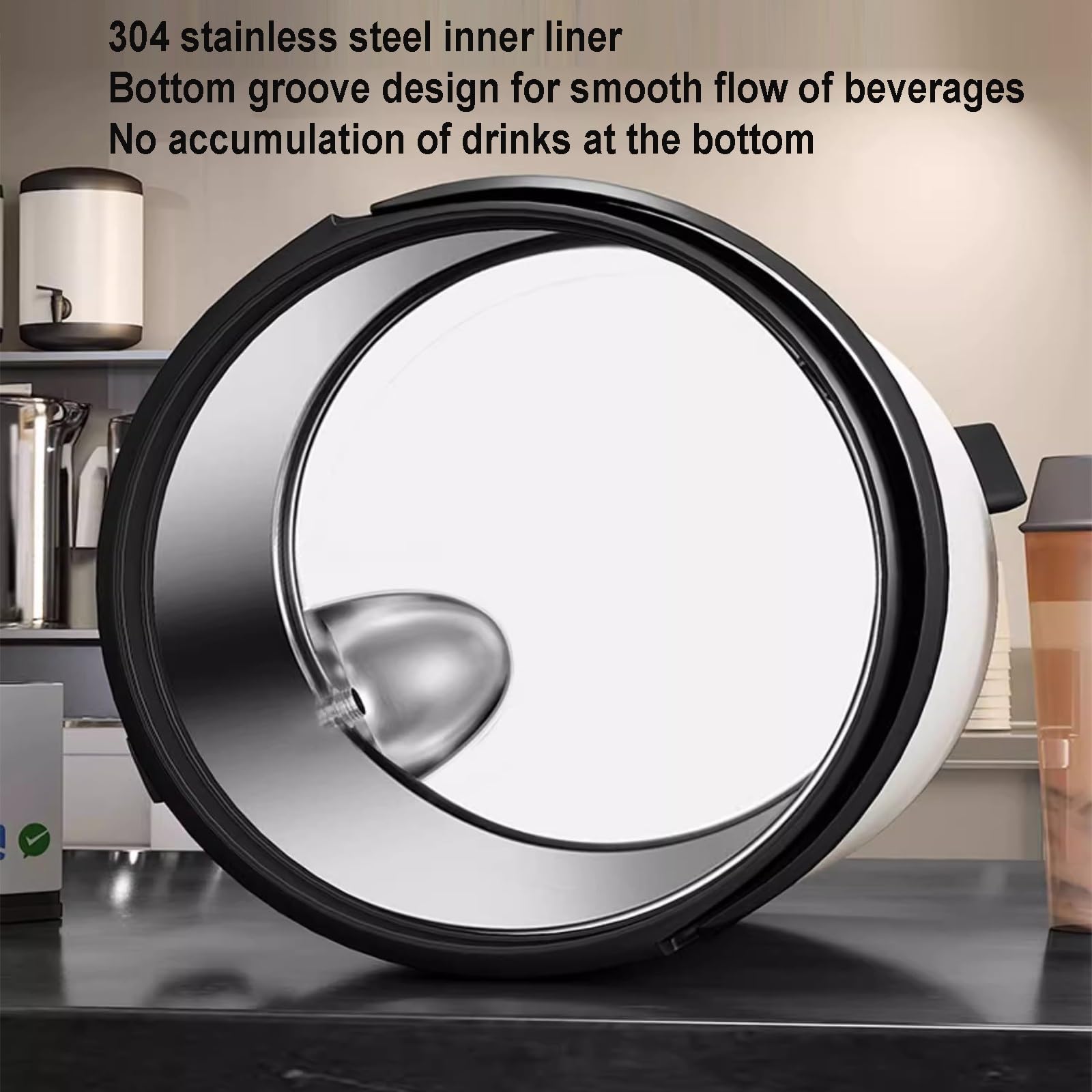 EMYJAY Secchio Isolato Commerciale, Dispenser di Bevande Isolate in Acciaio Inossidabile Dispenser di Bevande Calde E Fredde Barile Isolato for tè al Latte LYWY (Color : Groen, Size : 12L)