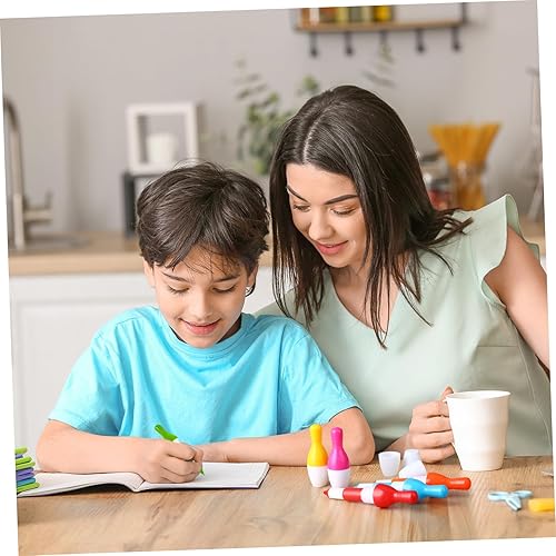 Miniatura 4 de NUOBESTY 15 bolígrafos de boliche bolígrafos retráctiles de dibujos animados bolígrafos grandes y gruesos novedosos bolígrafos de escritura a granel