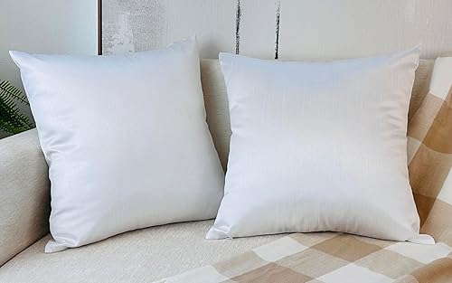 Vista 314 de Aiking Home - Funda de almohada de seda sintética, cierre de cremallera, juego de 2