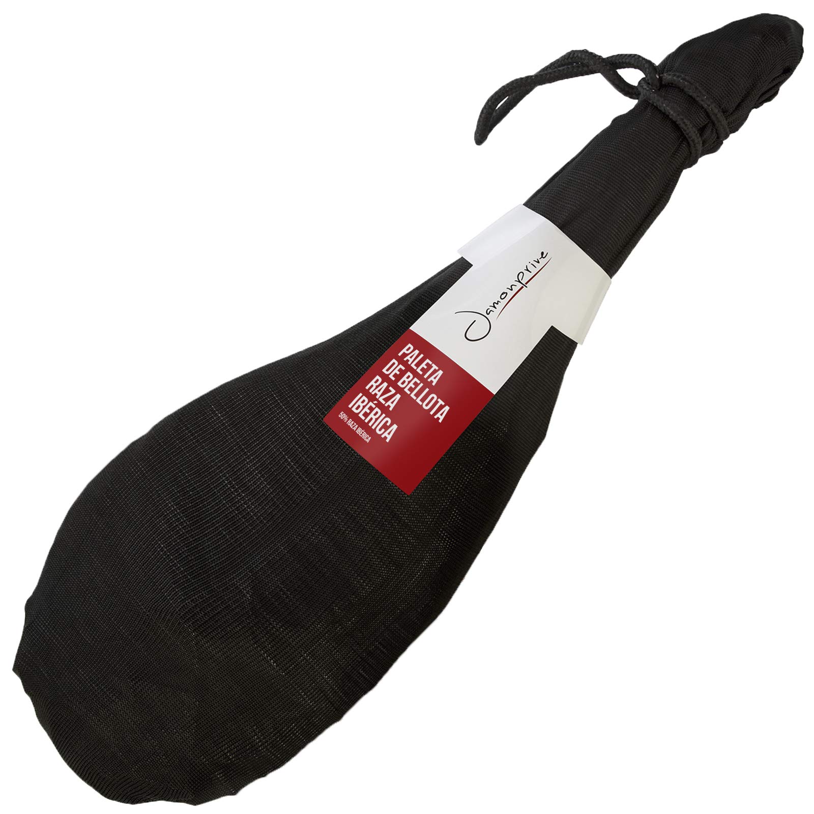 Prosciutto Spagnolo Pata Negra ibérico (Spalla) di Ghianda 4-4.5 Kg + Porta Prosciutto + Coltello - Jamon Iberico Bellota