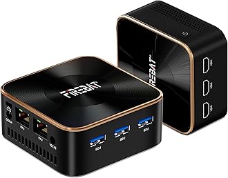 Mini PC N100 Intel, 1TB M.2 SSD SATA 16GB LPDDR5, Smaller Mini Desktop Computer, 3xUSB 3.1, 3xHDMI 4K UHD Triple Display, 2xLAN, Mini Server for Business, School, Office, Home Theater