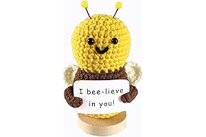 Adorable Crochet Positive Button Doll (3 Inch): A Pocketful of Positivity!