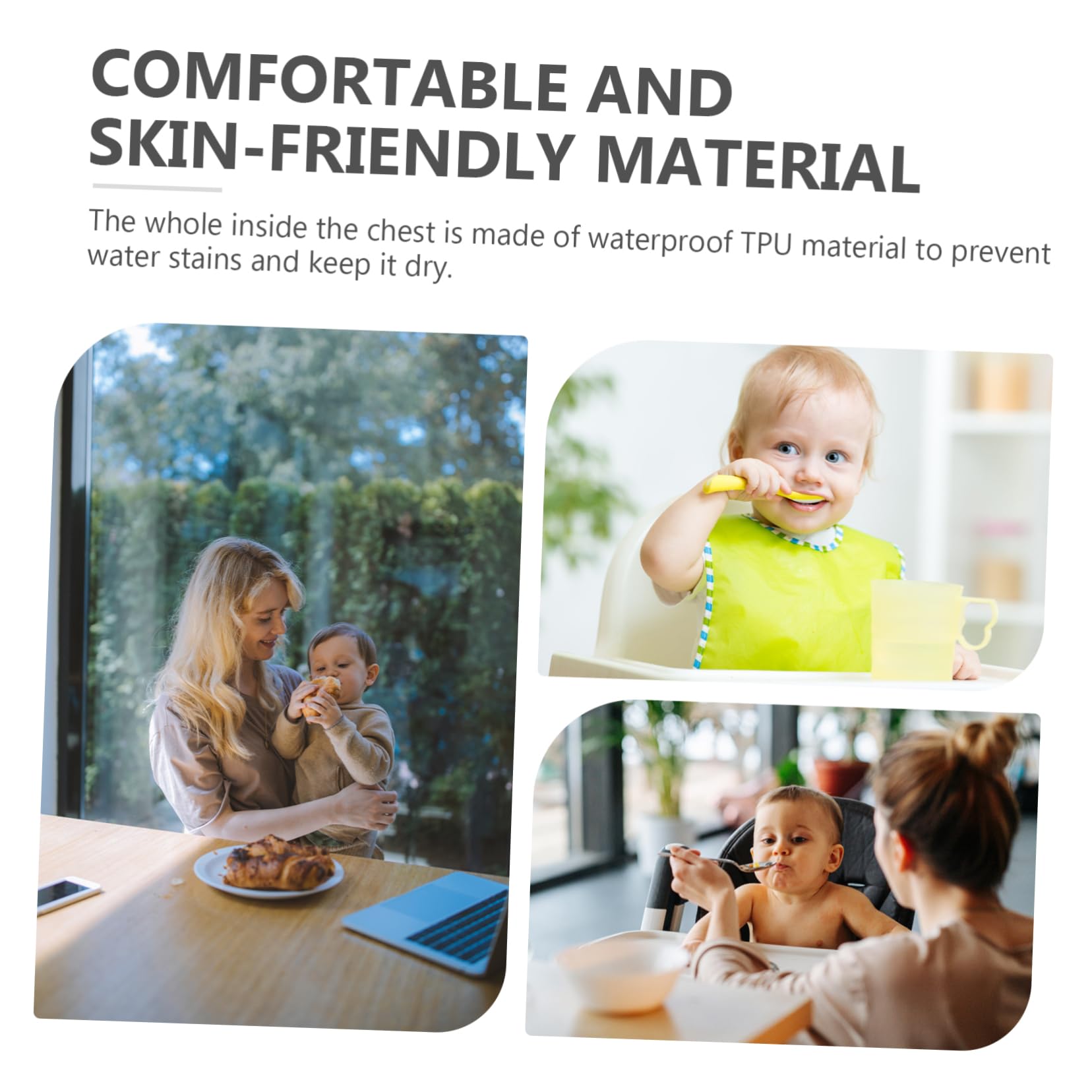 Abaodam 4 Pezzi Grembiule Del Alimentazione Del Bavaglino Bambini Grembiule Bavaglino Alimentazione Grembiule Grembiule Bavaglino Mangiare Grembiule Moda Bavaglino