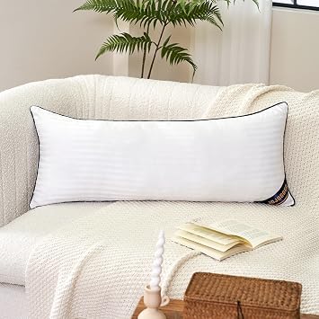 14x36 Long Lumbar Decorative Throw Pillow Insert for Couch and Bed, 1 Pack