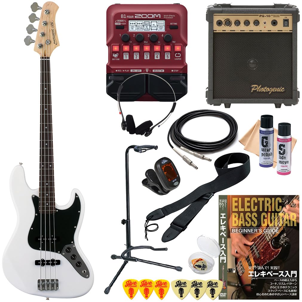 Amazon | エレキベース 初心者 セット 16点 ズーム エフェクター