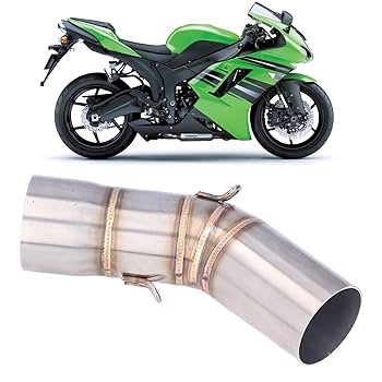 いか For Kawasaki Ninja ZX6R ZX636 2024-2026 Slip On Exhaust Mid