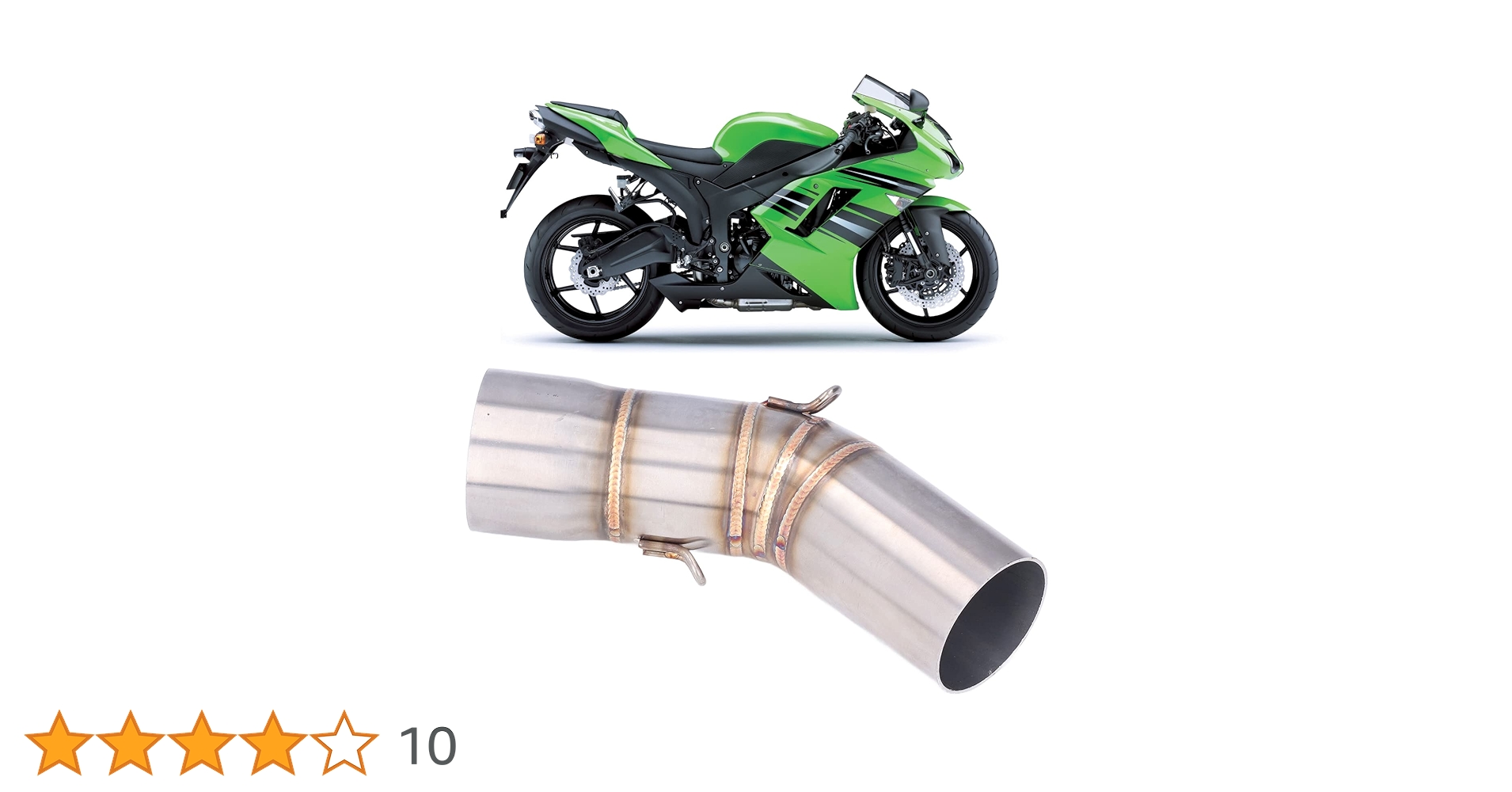 その他 Mai Exhaust Mid Pipe, Motorcycle Exhaust Middle Pipe Connector