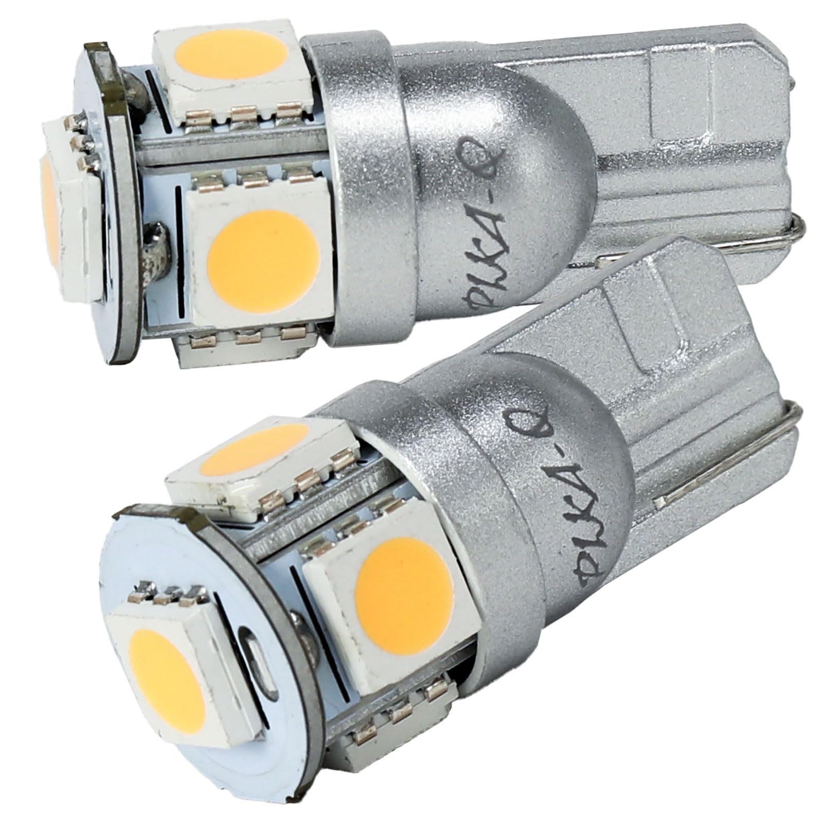 Amazon.co.jp: ピカキュウ LED T10 5連 ウォームホワイト (電球色) 2個