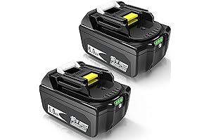 2 Packs 6.0Ah Makita BL1830 Replacement Battery