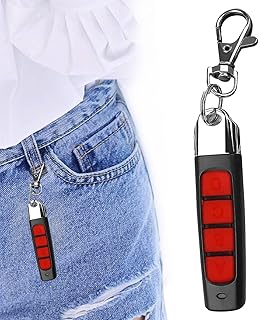Universal Garage Door Opener - Portable Garage Door Remotes for Replacement | Wireless Remote Control Duplicator Garage Door Opener with 4 Button Function Yiqao