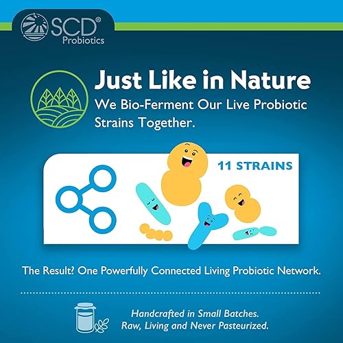 Miniatura 5 de SCD Probióticos esenciales  Suplemento líquido probiótico crudo vivo sin pasteurizar probióticos veganos para niños pequeños adolescentes hombres y