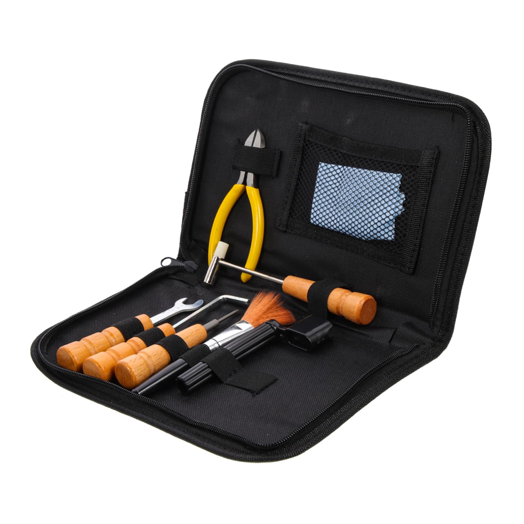 TOYANDONA 1 Juego De Herramientas De Reparación De Guitarra Kit De Limpieza De Guitarra Soporte Para Lima De Trastes De Guitarra Caja De Herramientas Púas De Guitarra Kit De Guitarra