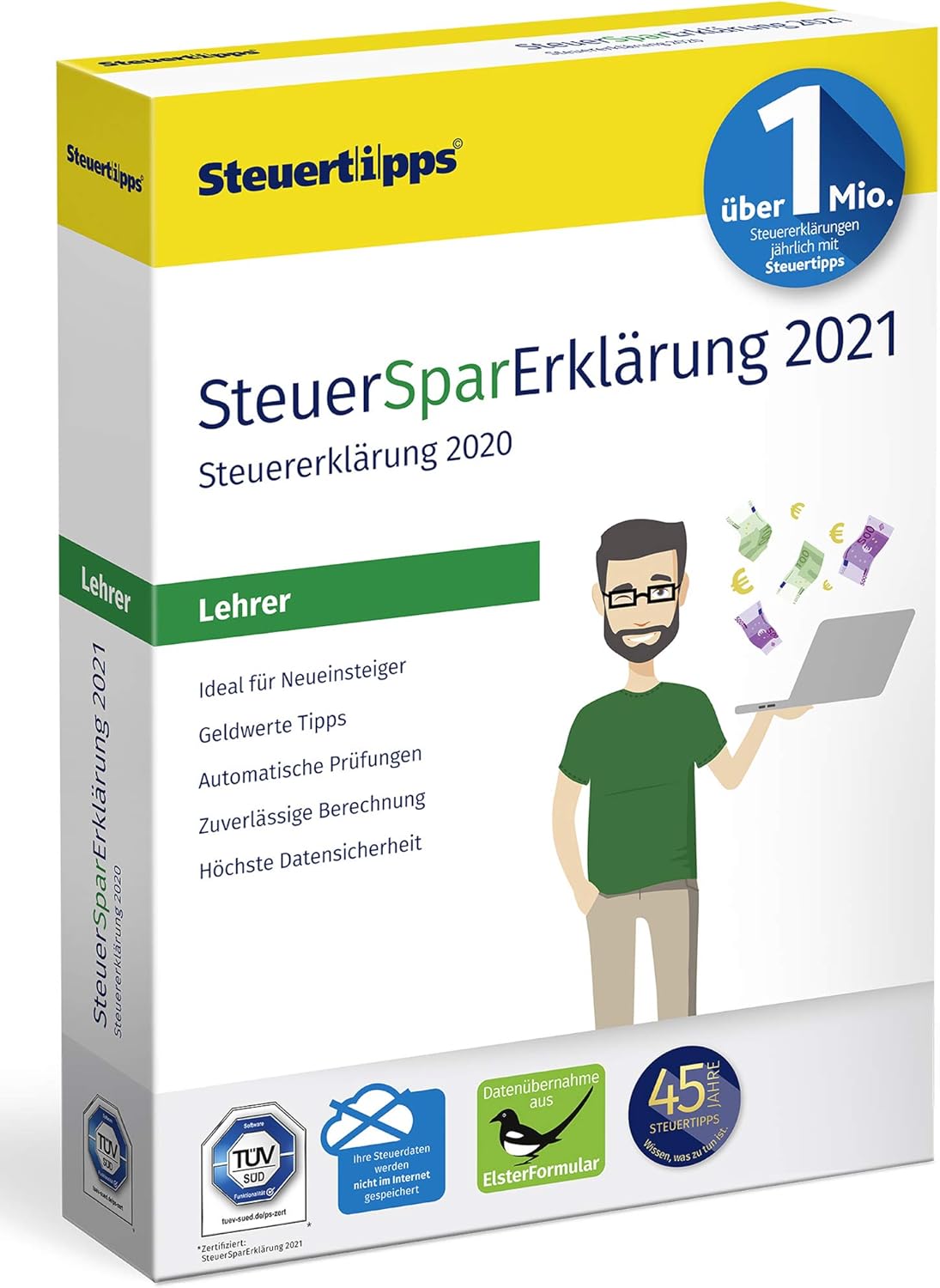 SteuerSparErklärung für Lehrer 2021, Schritt-für-Schritt Steuersoftware für die Steuererklärung ...
