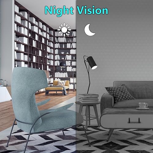 Miniatura 7 de Cámara de seguridad para interiores 4K inalámbrica WiFi Mini Home HD Cámara pequeña para exteriores Cámara de niñera Cámara portátil de seguridad