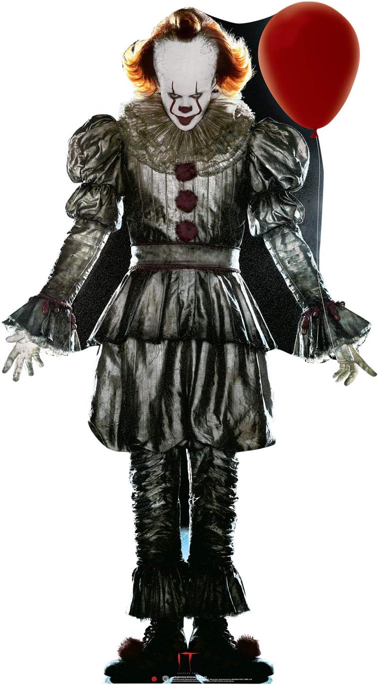 Cardboard People Advanced Graphics Pennywise with Balloon Life Size Cutout Standup - IT Chapter 2 (2019 Film)