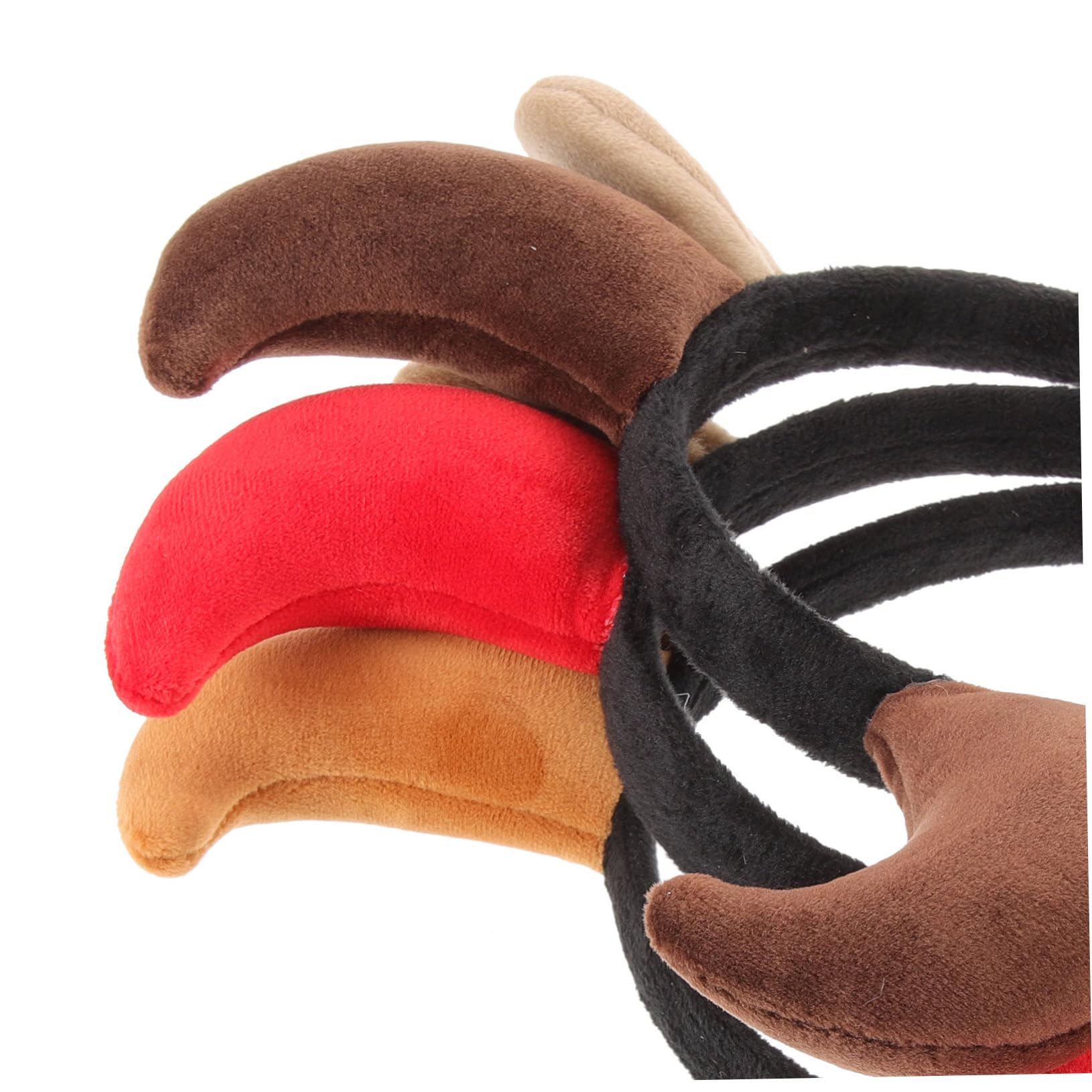 SHERCHPRY 12pezzi Corna Di Halloween Con Fasce Per Accessori Per Travestimenti Decorazioni Per Feste e Cosplay Disponibili Scuro