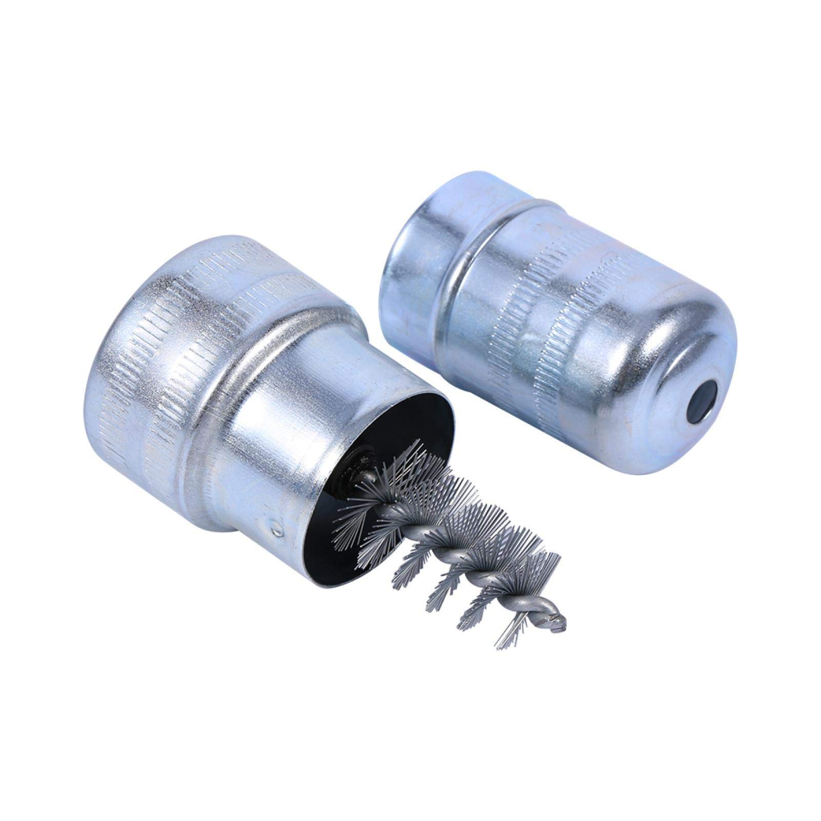 Car Battery Terminal Brush - Stainless Steel Cleaner Tool For Post & Terminals, Removes Corrosion & Dirt (1.18" Top, 1.5" Bottom) - View #7