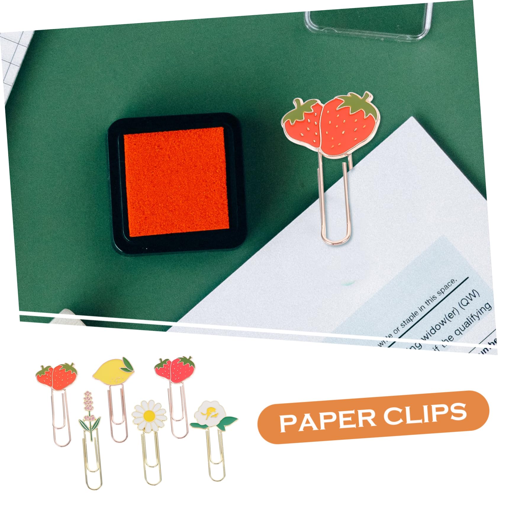 DOITOOL 5 Set Graffette Metalliche Creative Clip Per Documenti Biglietti Visita E Note Accessori Ufficio Decorativi Pratiche E Versatili Per Scuola E Casa 6 Pezzi*5