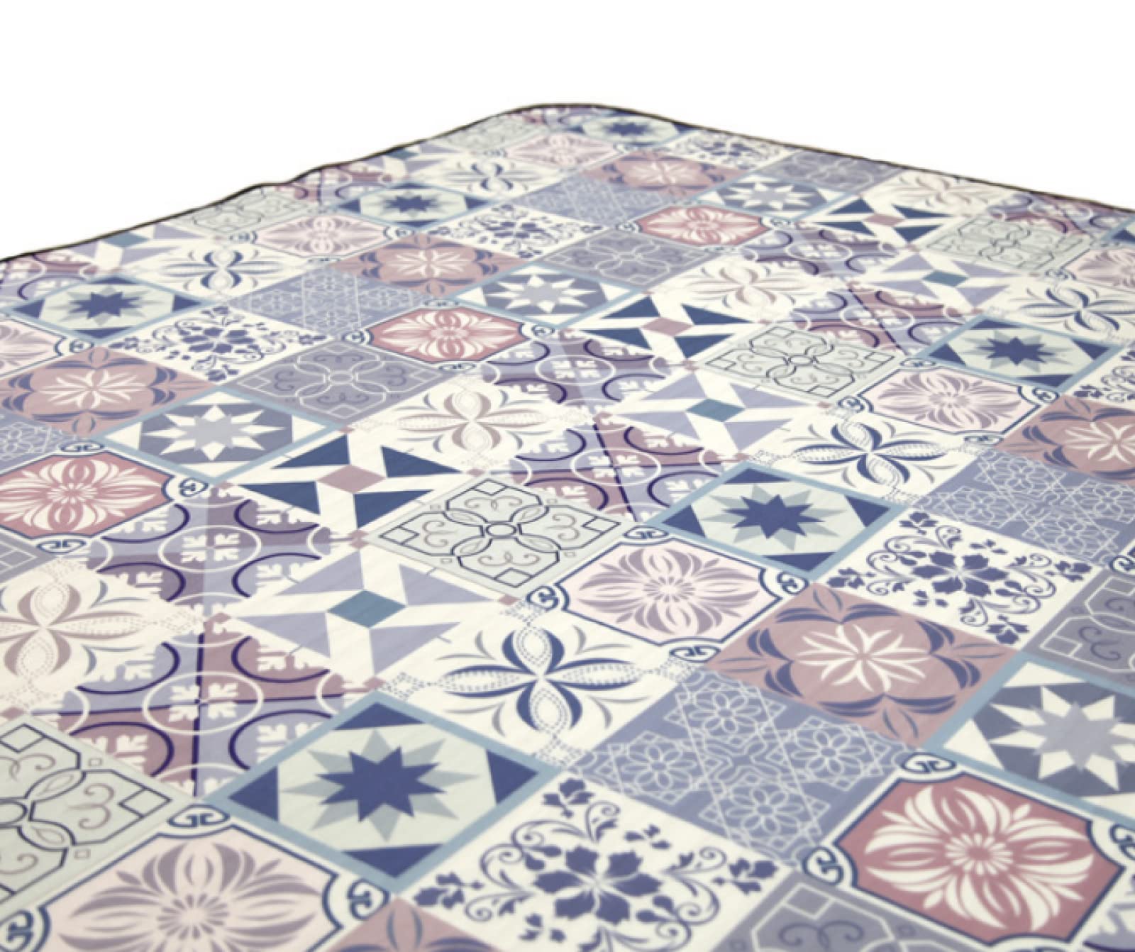 Estera De Pícnic Alfombra De Playa Manta Playa Estera De Playa Hexagonal Tiles Picnic Mats Outdoor Camping Moisture-Proof Mats Lawn Mats Tent Mats Picnic Cloth Export Portable,Púrpura