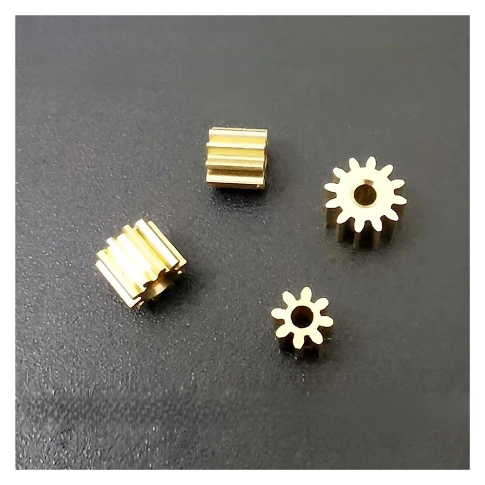 AARTERZZA 0. Modulus Copper Gear 16T 17T 18T 19T 20T 21T 22T 23T 24T 26T 28T Teeth Metal Electronic Starter Spindle Gearwheel Thickness 4mm(Hole 1.98mm,24T Thickness 4mm)