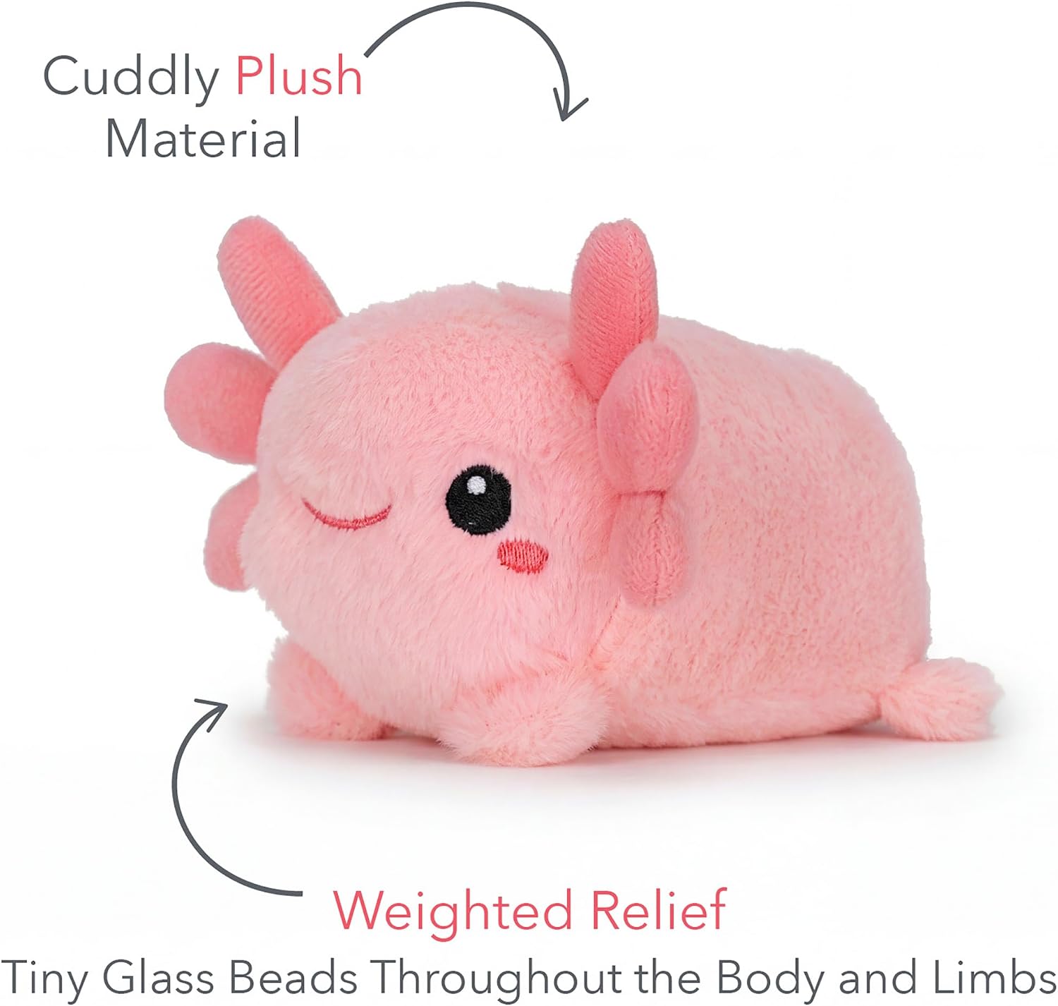 Warm Pals Baby Axolotl, 3x5 Microwavable Heated Plushie image 4