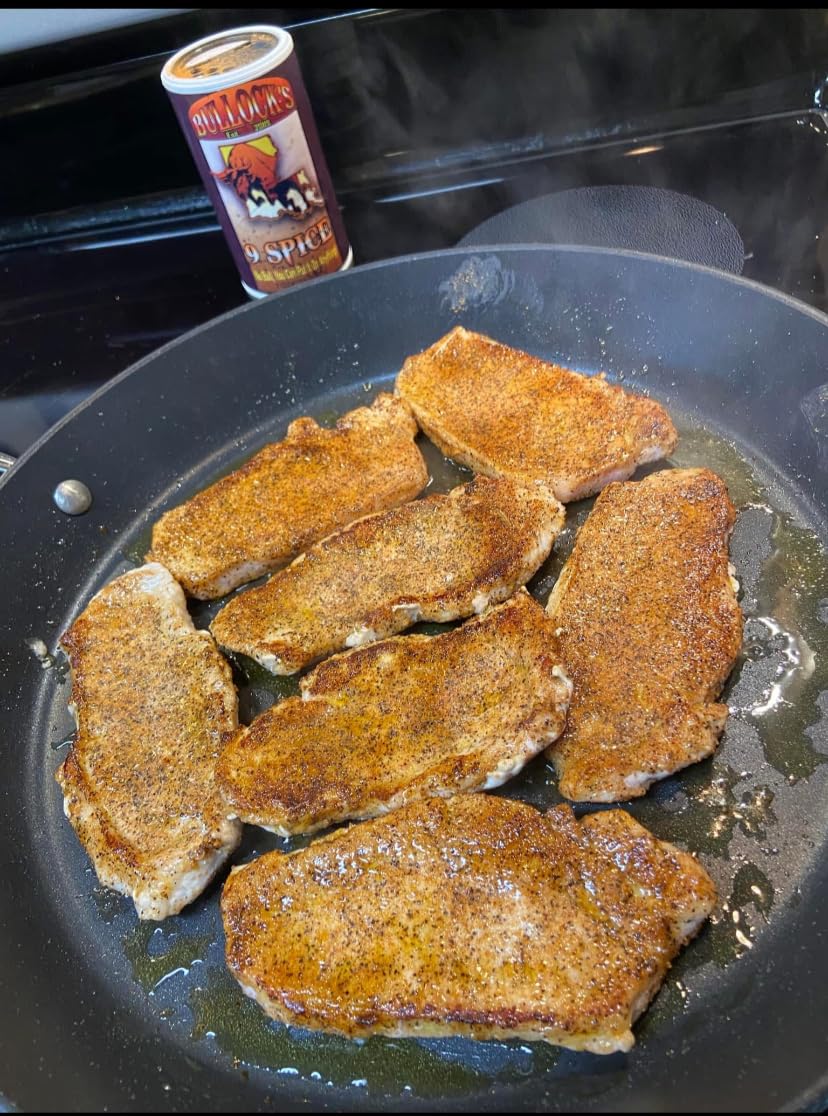 Bullock's 9 Spice Cajun Seasoning - Low Sodium All Purpose Spice Blend | Louisiana Made, No MSG. Natural Seasoning for Cooking & Grilling - Image 6