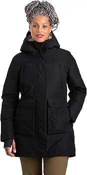 【BLACK】WASHED PARKA【WOMEN】 Women's Squall Waterproof Insulated 3 in 1 Winter Parka | Lands' End