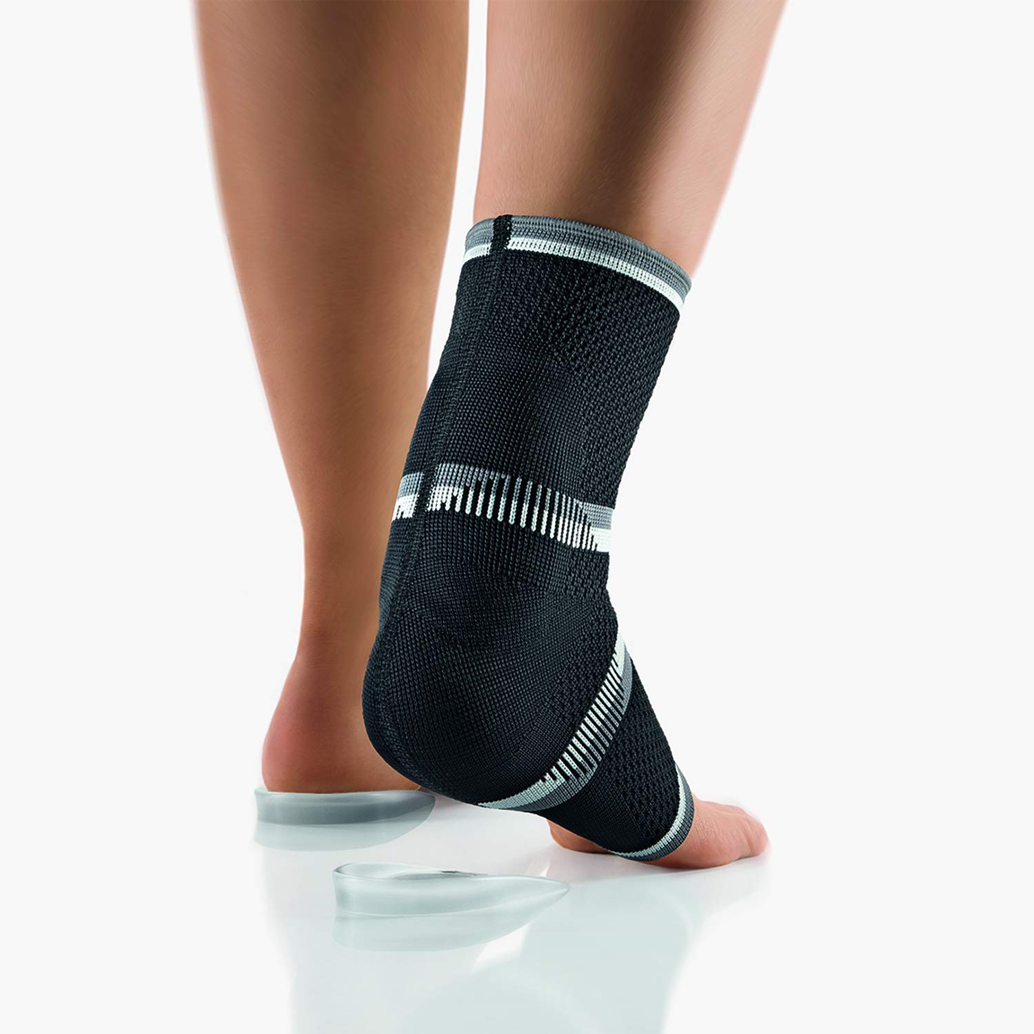 bort 054900 large schwarz AchilloStabil ECO Achillessehnenbandage rechts und links gleich, large, schwarz