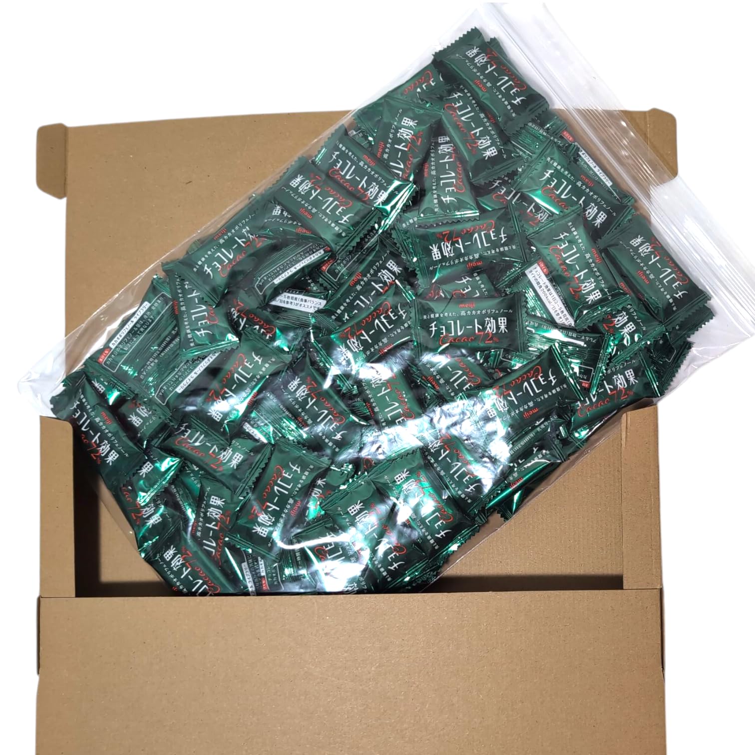 Amazon | 【47個入り】チョコレート効果 カカオ72％ 明治 235g（約47枚